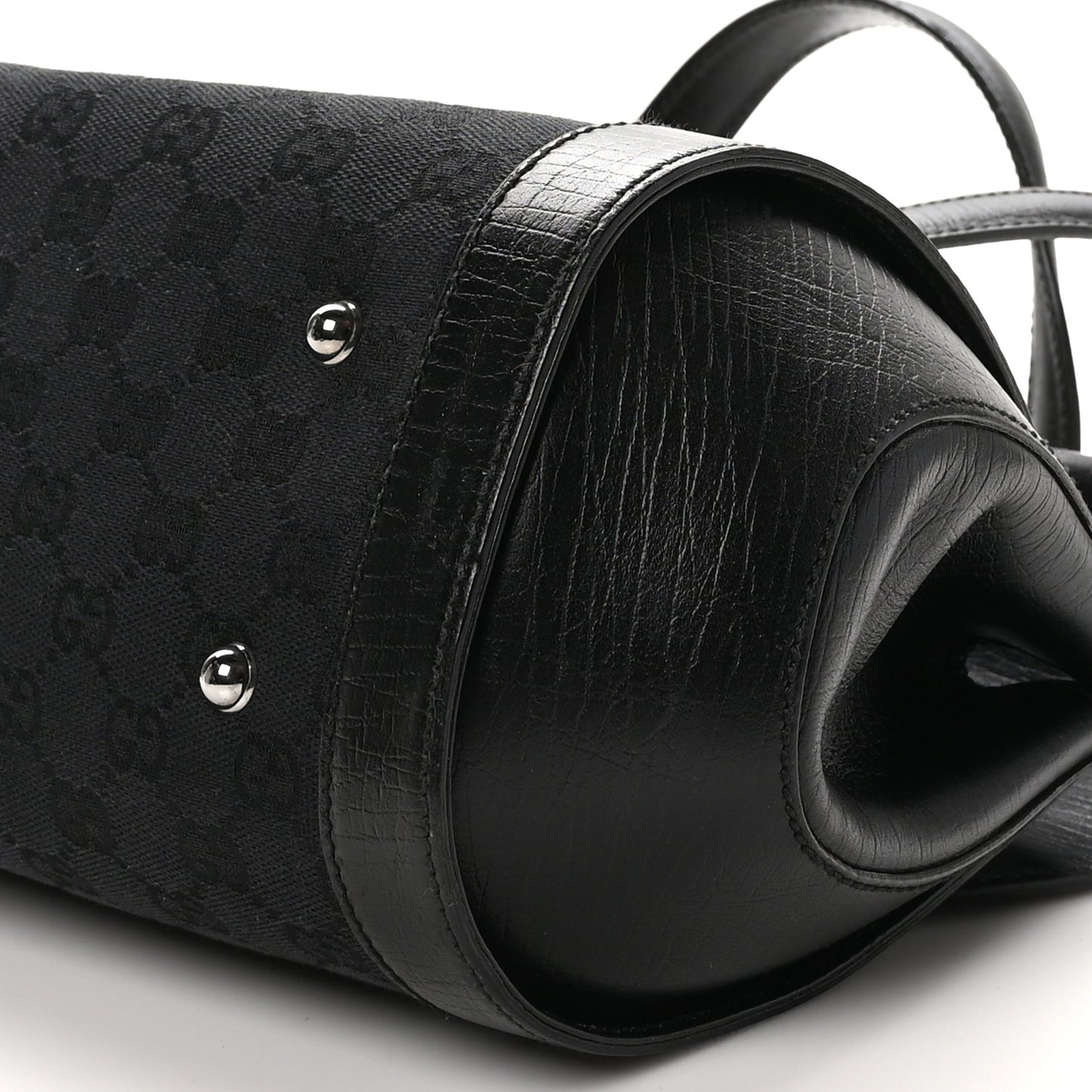 Monogram Bamboo Bullet Bag Black
