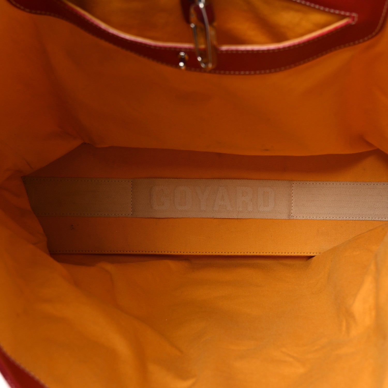 Goyard Goyardine Voltaire Tote Red 5 of 11