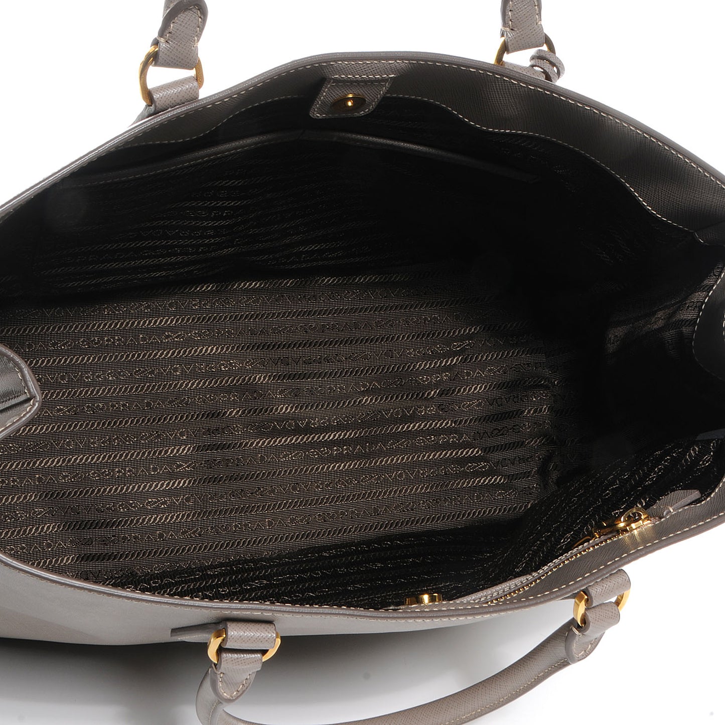 Saffiano Lux Large Tote Argilla