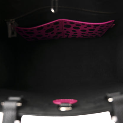 Louis Vuitton LV X YK Empreinte Monogram Giant Onthego MM Black Fuchsia 5 of 10