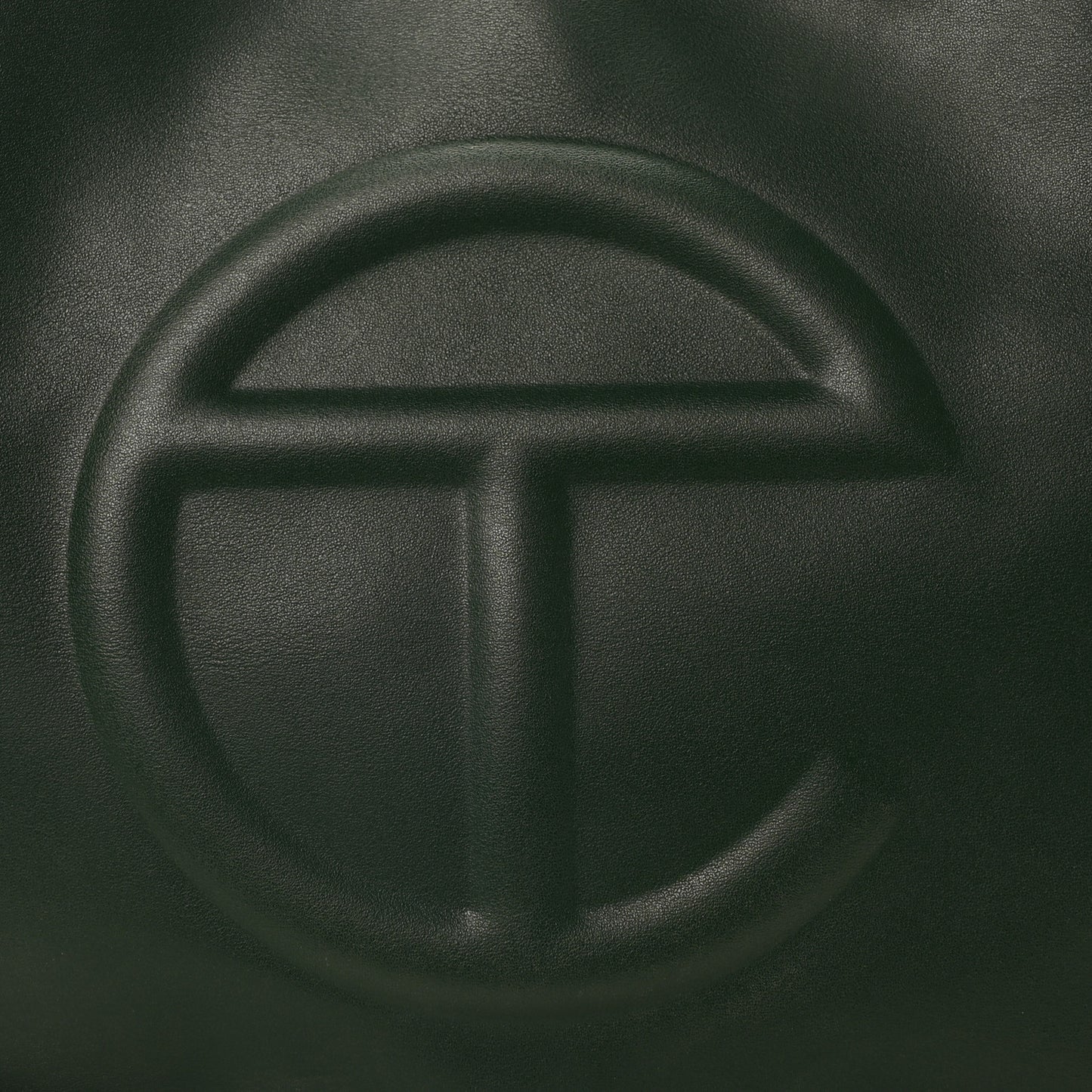 Vegan Leather Medium Shopping Bag Dark Olive