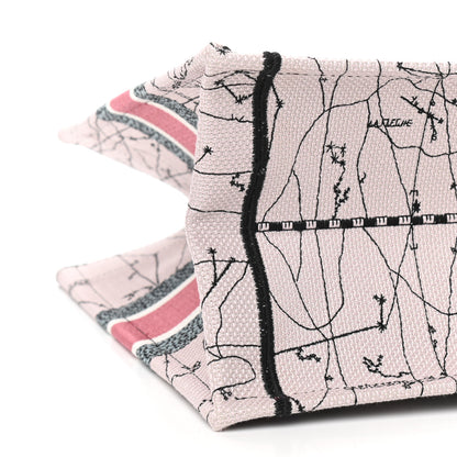 Christian Dior Canvas Embroidered Medium Zodiac Book Tote Latte Multicolor 8 of 9