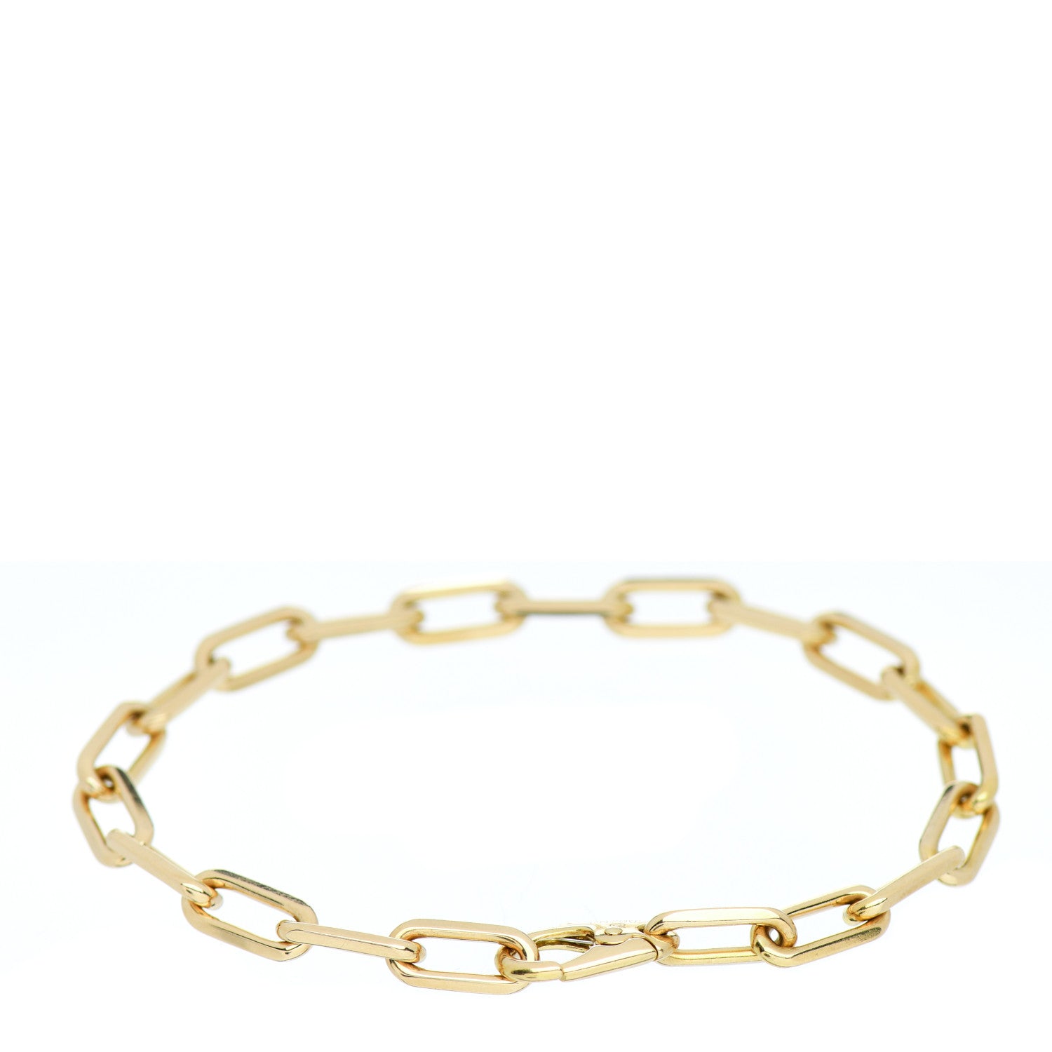 Cartier 18K Yellow Gold Santos de Cartier Link Chain Bracelet 3 of 4