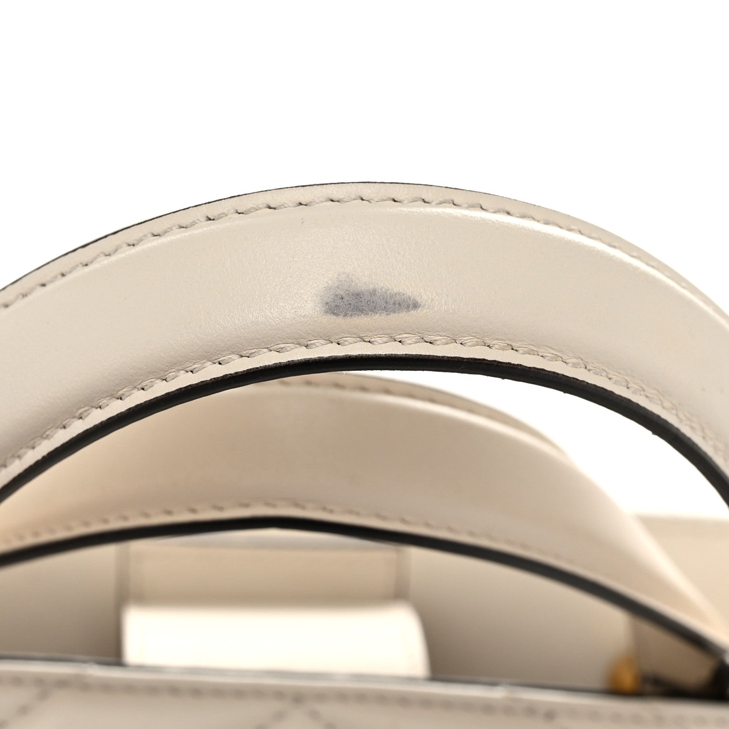 Gucci Calfskin Matelasse Medium GG Marmont Tote White 11 of 11