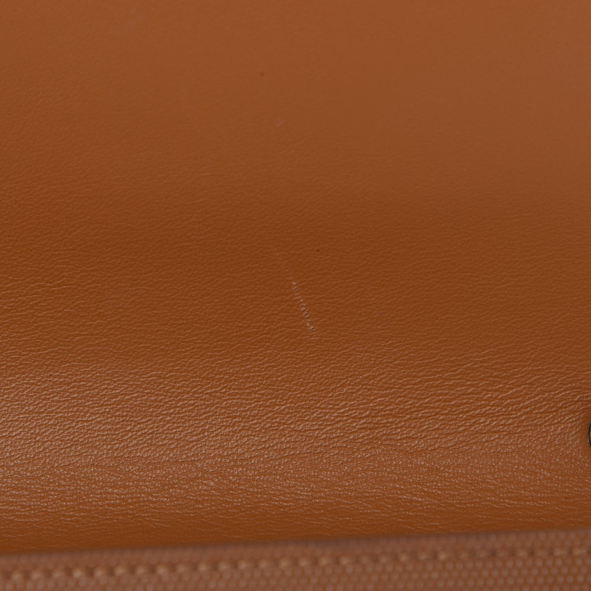 Fendi Vitello Oro Chain Clutch Brown 8 of 9