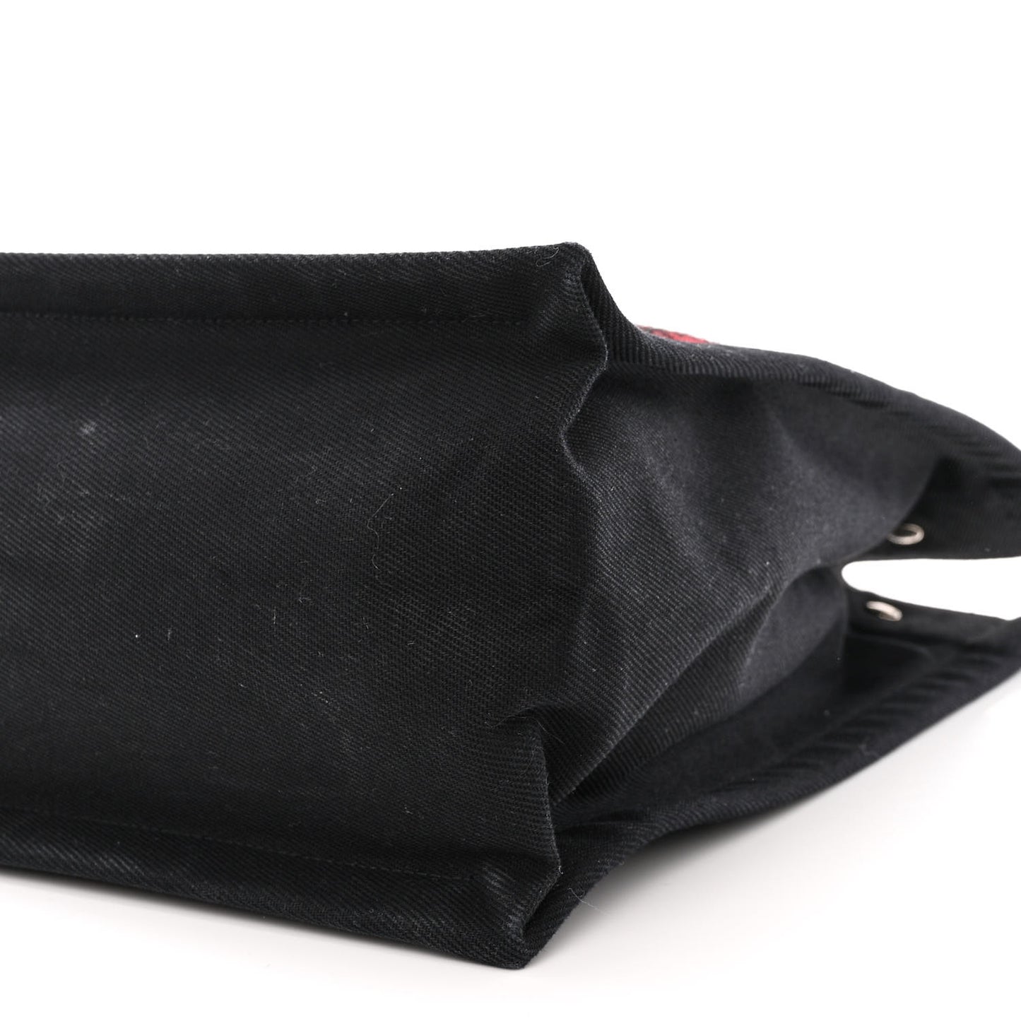 Wool Tartan Rive Gauche Noe Tote Red Black