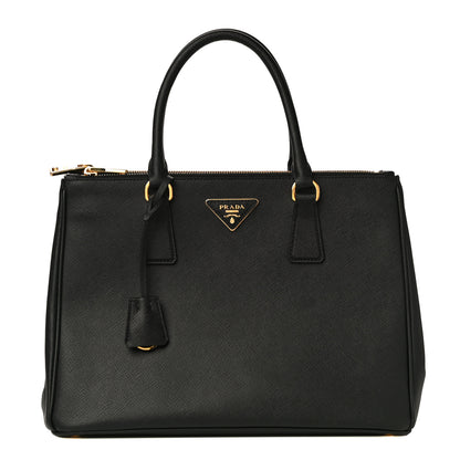 Prada Saffiano Lux Large Galleria Double Zip Tote Black 1 of 8