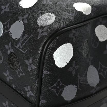 Louis Vuitton LV X YK Monogram Eclipse Keepall Bandouliere 45 Black Silver 8 of 10