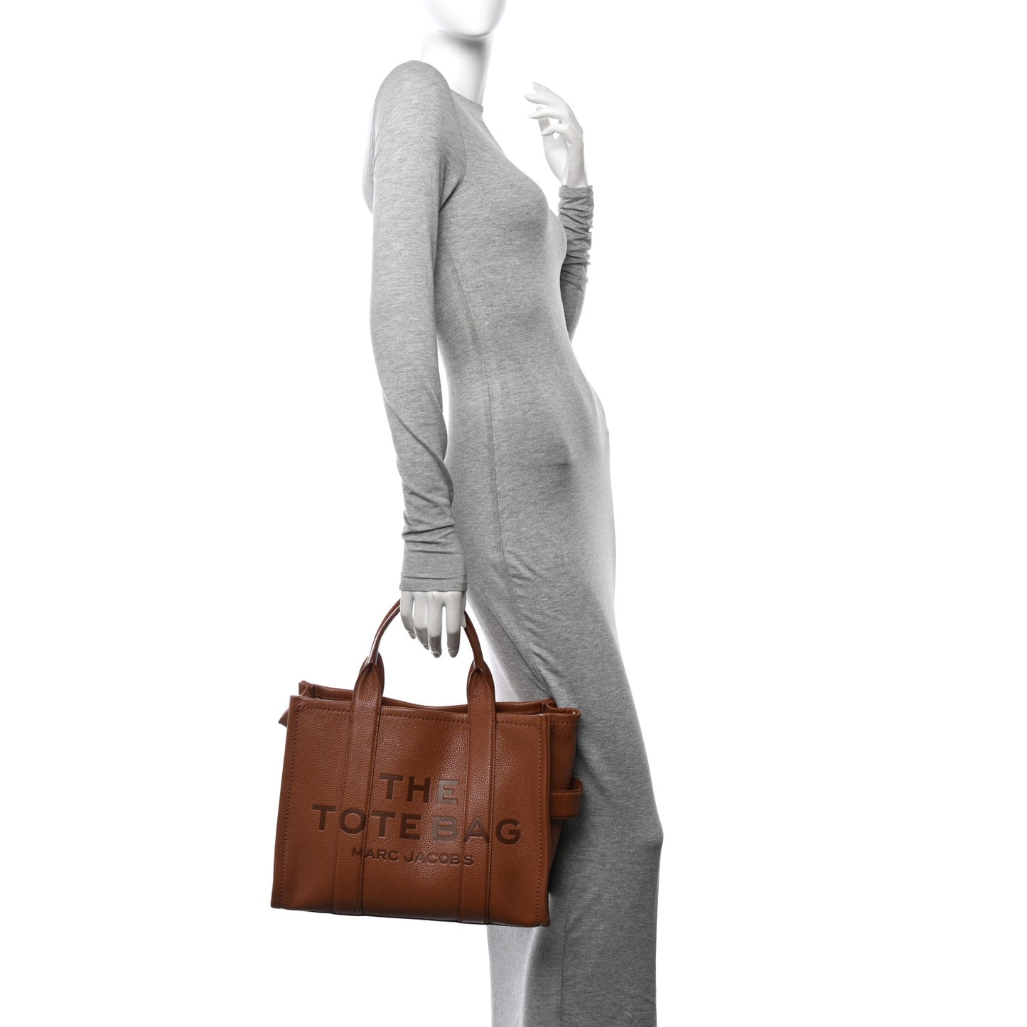 Grained Calfskin Medium The Tote Bag Argan Oil