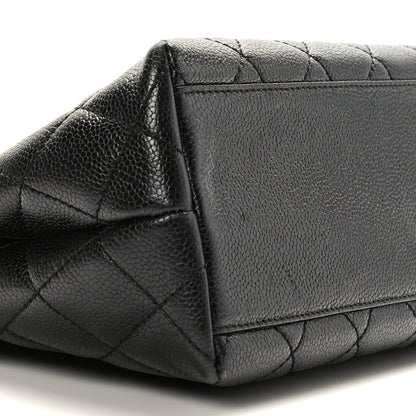 Chanel Caviar Quilted Jumbo Kelly Flap Black 7 of 9