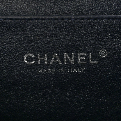 Chanel Caviar Quilted Clutch With Chain Flap Navy Blue 6 of 13