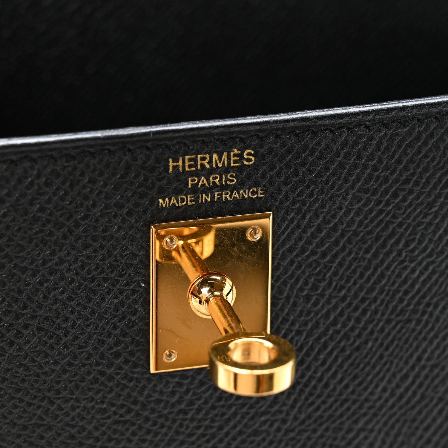 Hermes Epsom Kelly Sellier 25 Black 6 of 11