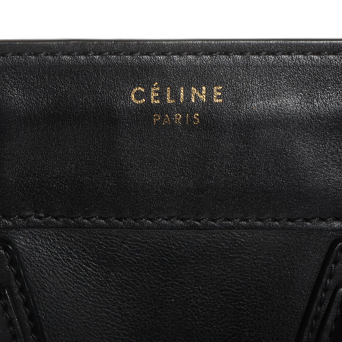 Smooth Calfskin Mini Luggage Black