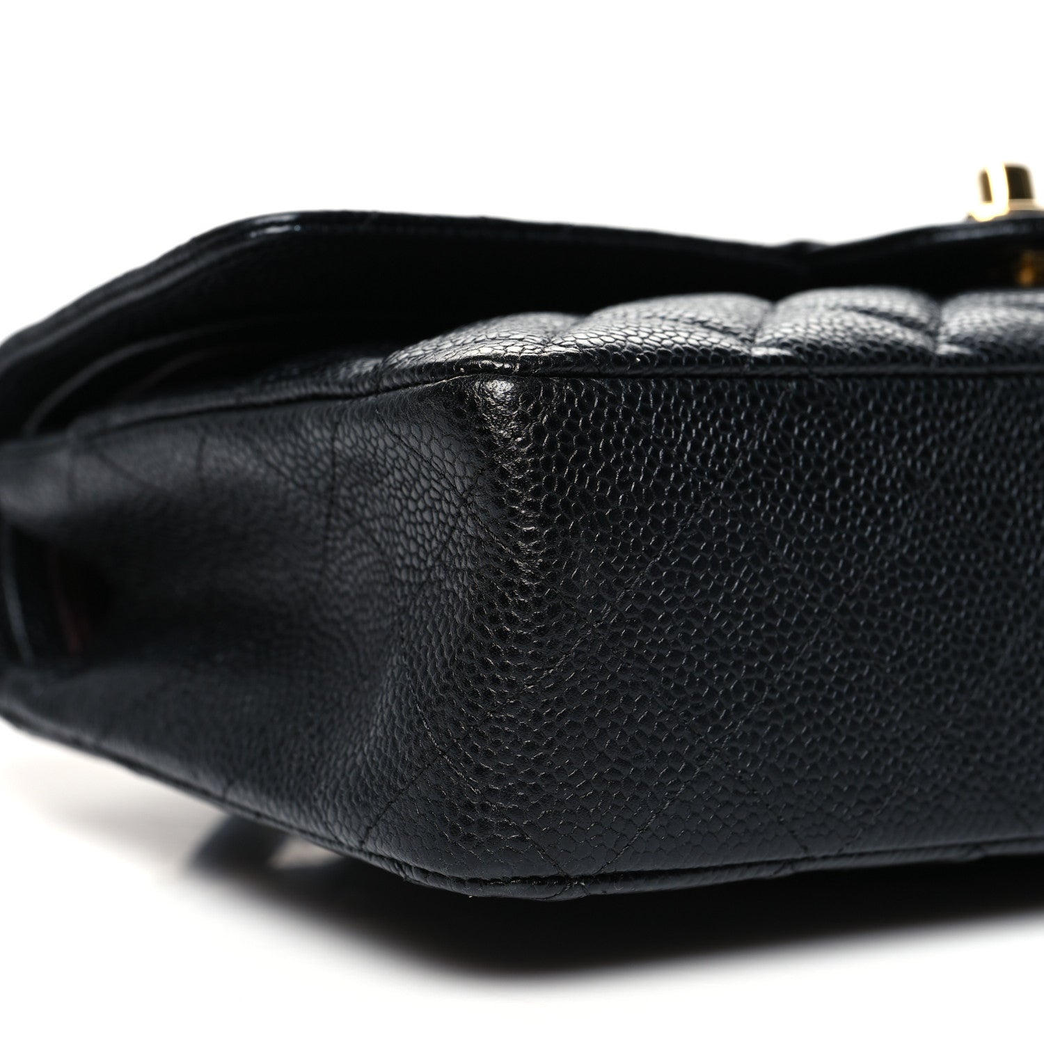 Chanel Caviar Quilted Medium Double Flap Black 10 of 11