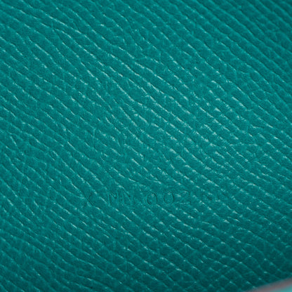 Hermes Epsom Constance Long Wallet Bleu Paon 11 of 14