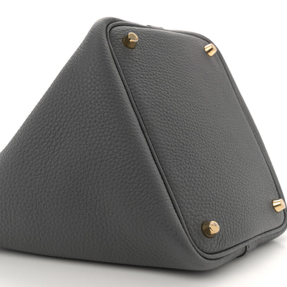 Hermes Taurillon Clemence Picotin Lock 18 PM Ardoise 9 of 12