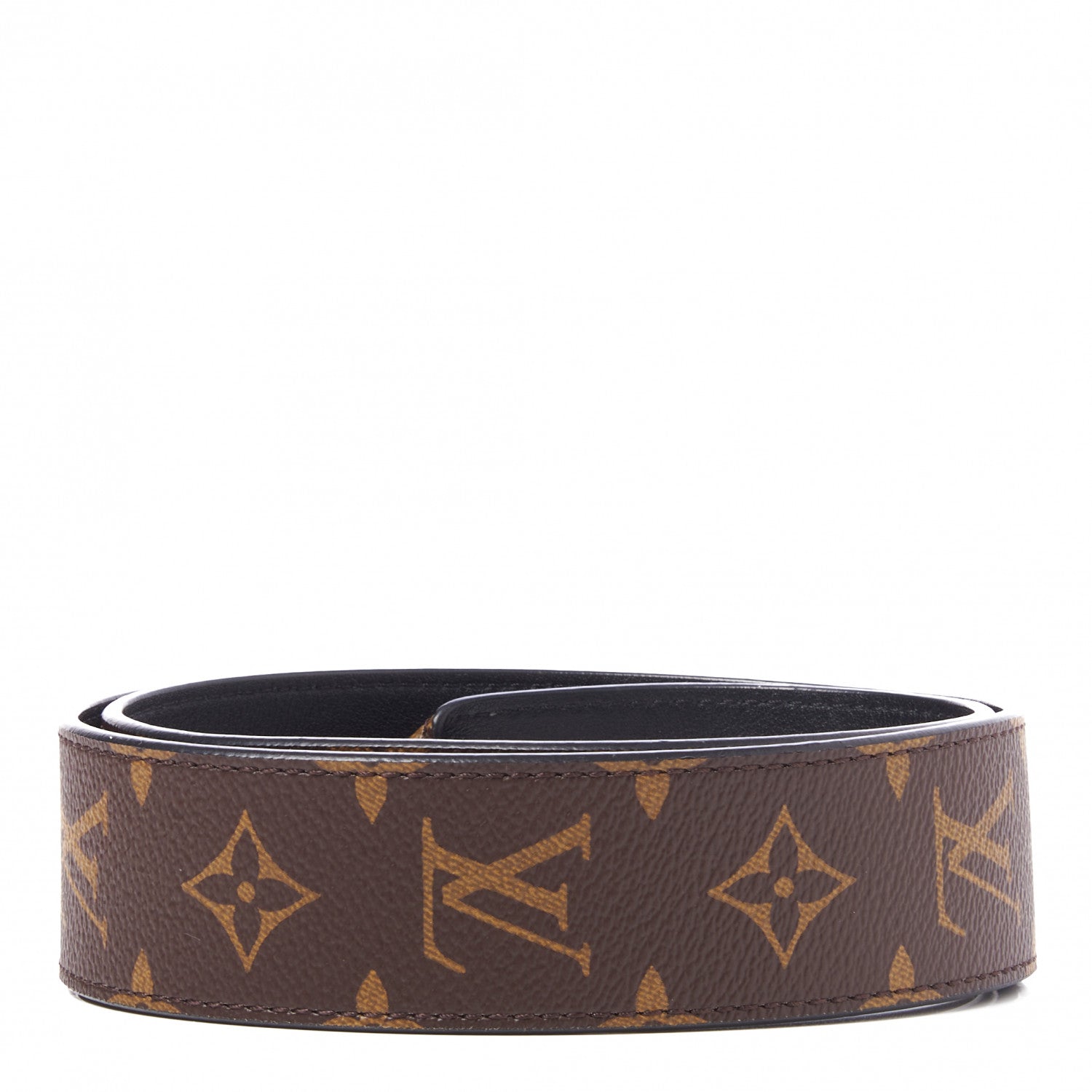 Louis Vuitton Monogram Bandouliere Shoulder Strap Black 2 of 5