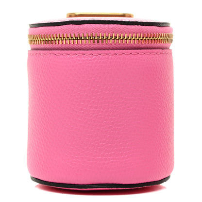 Valentino Garavani Grained Calfskin VLogo Signature Wash Bag Feminine Pink 10 of 10