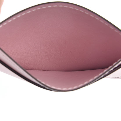 Louis Vuitton Calfskin Jeanne Wallet Card Holder Insert Rose Ballerine 4 of 5