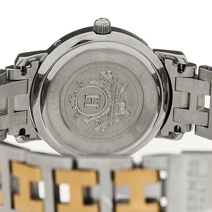 Hermes Stainless Steel 24mm Clipper Quartz Watch Gold 4 of 4