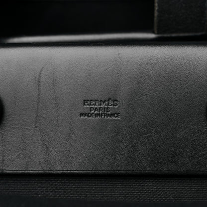 Hermes Toile Vache Hunter Herbag Cabas MM Black 7 of 16
