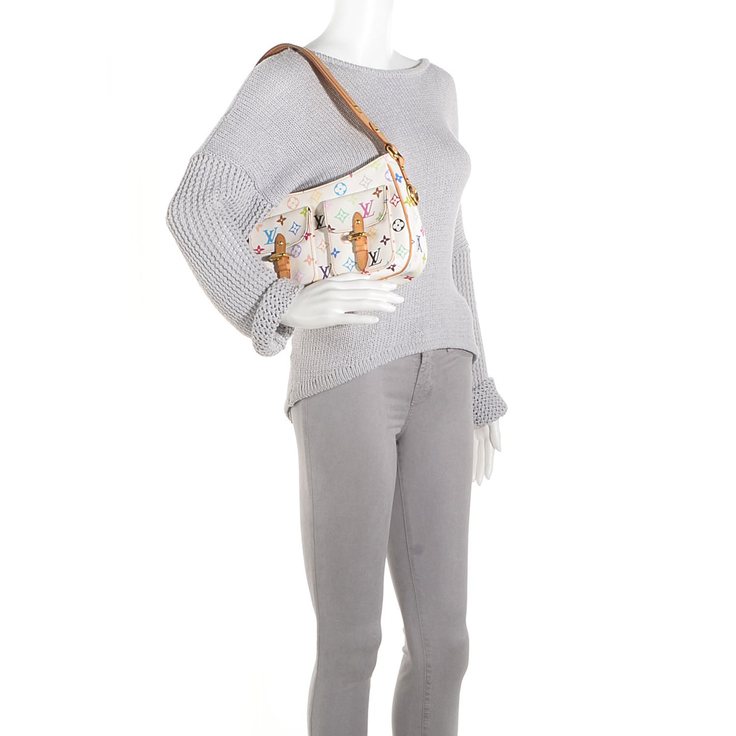 Monogram Multicolor Lodge PM White