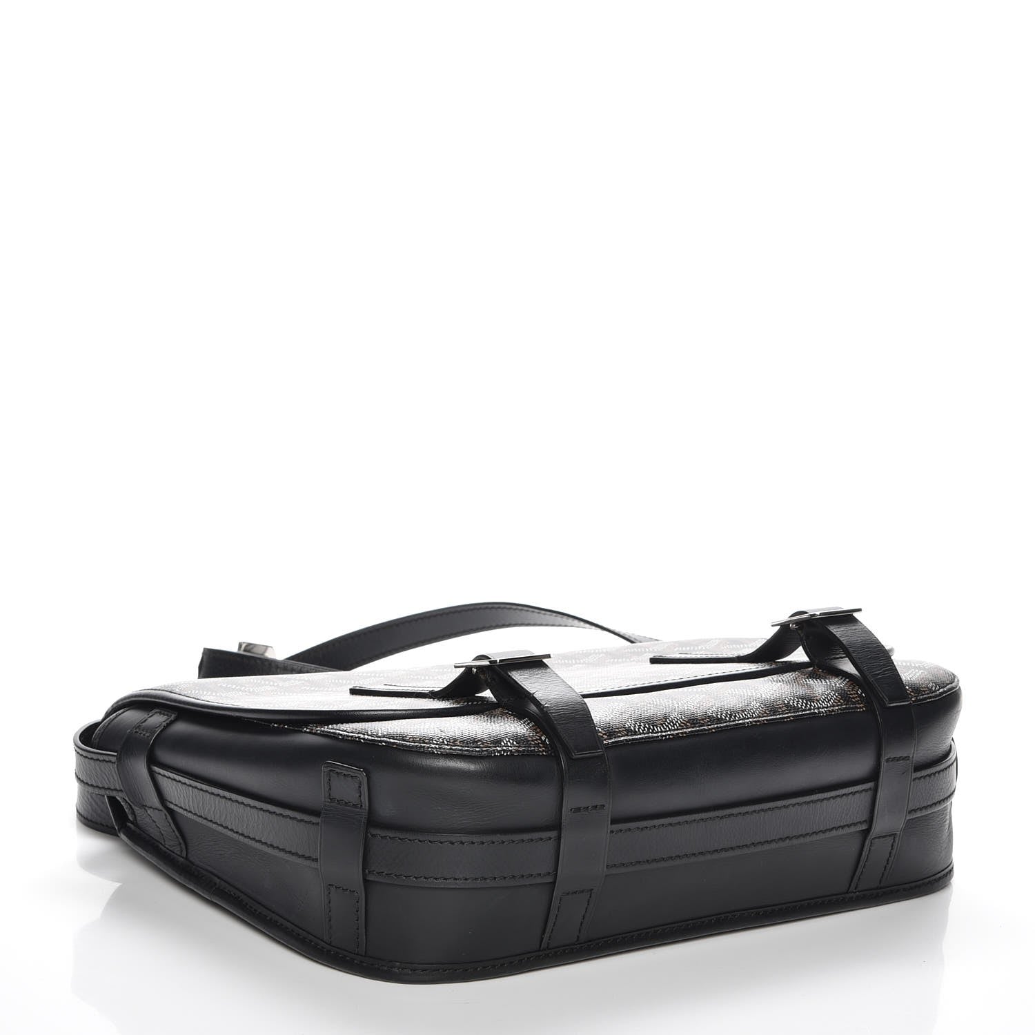 Goyard Goyardine Belvedere MM Messenger Bag Black 4 of 7