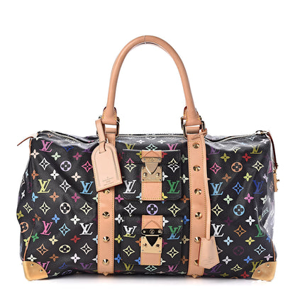 Louis Vuitton Monogram Multicolor Keepall 45 Black 1 of 13