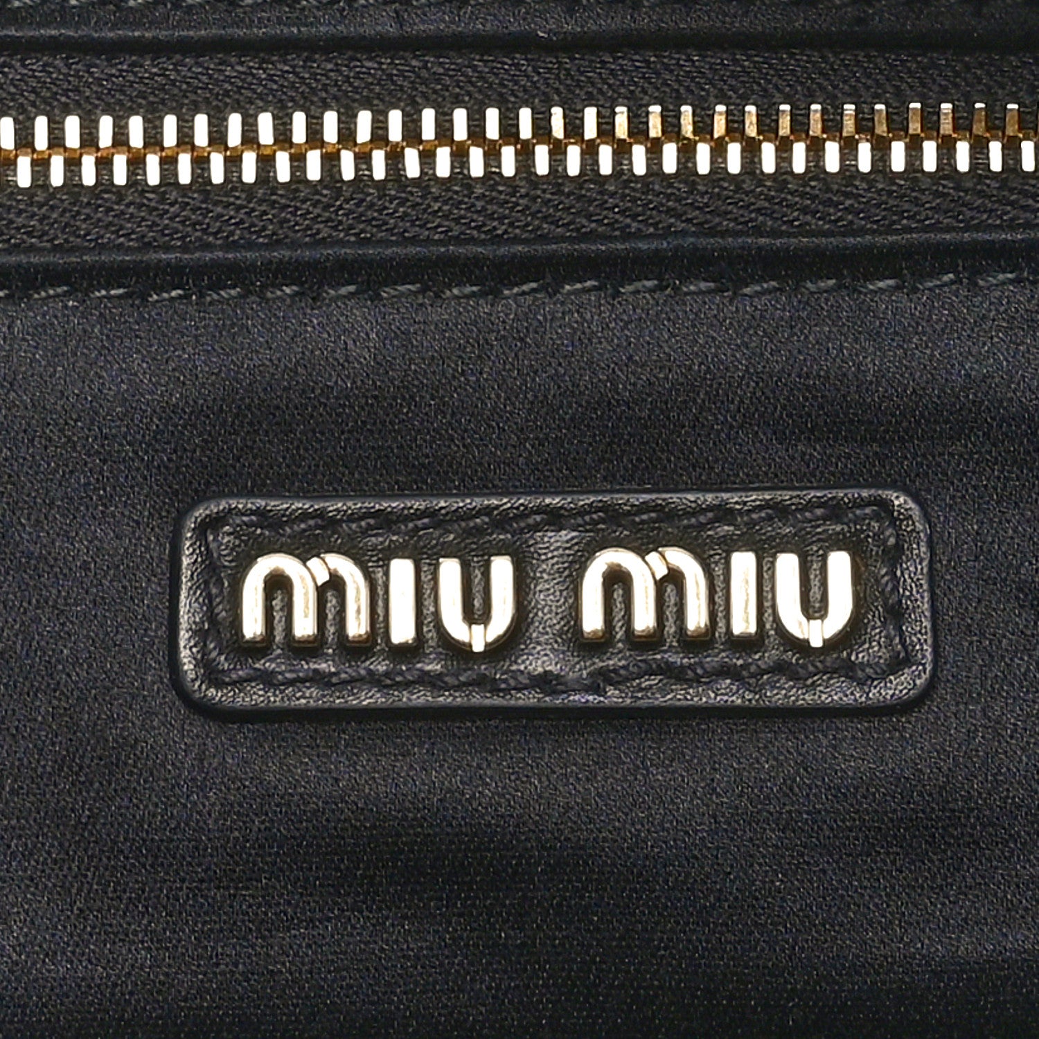 Miu Miu Calfskin Arcadie Top Handle Bag Black 6 of 9
