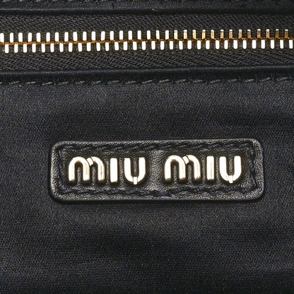 Miu Miu Calfskin Arcadie Top Handle Bag Black 6 of 9