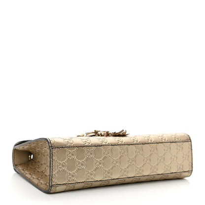 Gucci Guccissima Medium Emily Chain Shoulder Bag Gold 4 of 10