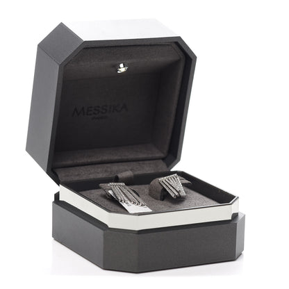 Messika 18K White Gold Diamond Daria Fringe Earrings 5 of 5
