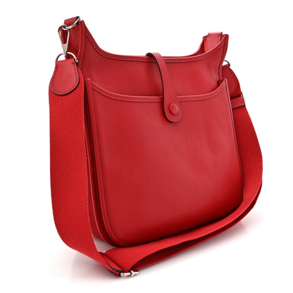 Hermes Epsom Evelyne III PM Rouge Casaque 3 of 13