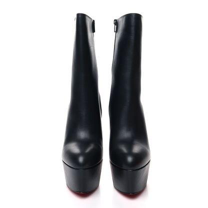 Christian Louboutin Calfskin Dolly Alta Booty 160 Ankle Boots 41 Black 2 of 7