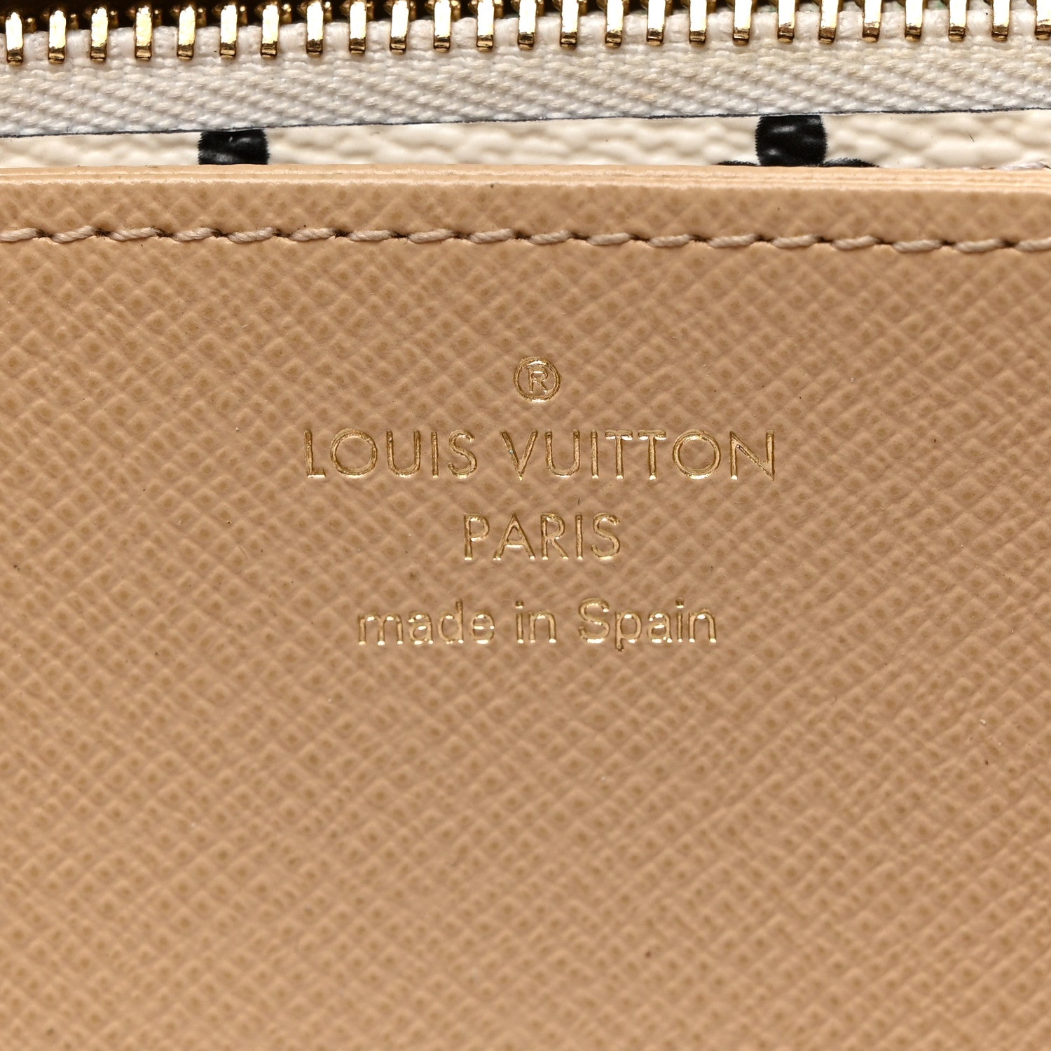 Louis Vuitton Monogram Giant Zippy Wallet Kaki White 6 of 8