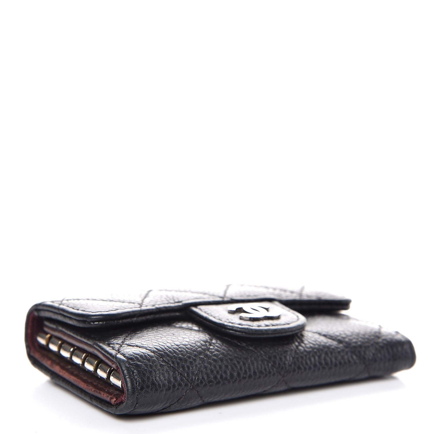 Chanel Caviar Quilted 6 Key Holder Black 4 of 12