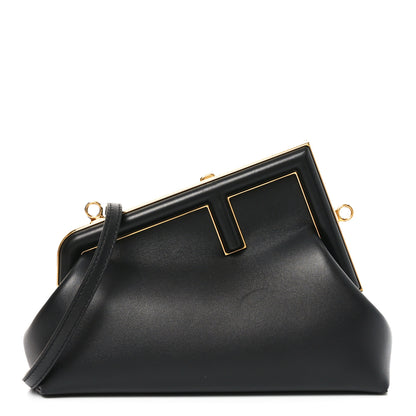 Fendi Shiny Nappa Small Fendi First Black 1 of 9