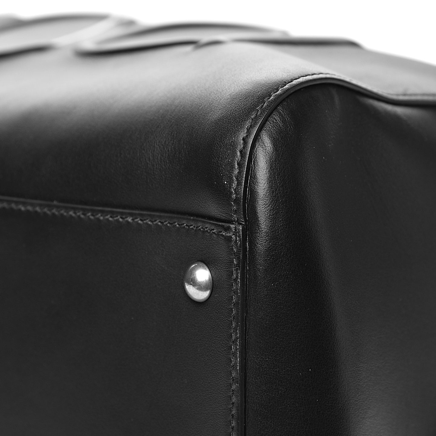 Calfskin GucciGhost Real Duffle Black Yellow