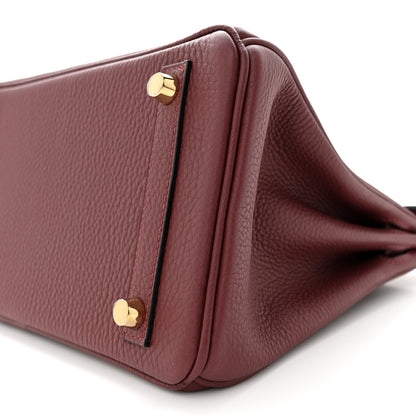 Hermes Togo Birkin 25 Rouge H 10 of 11
