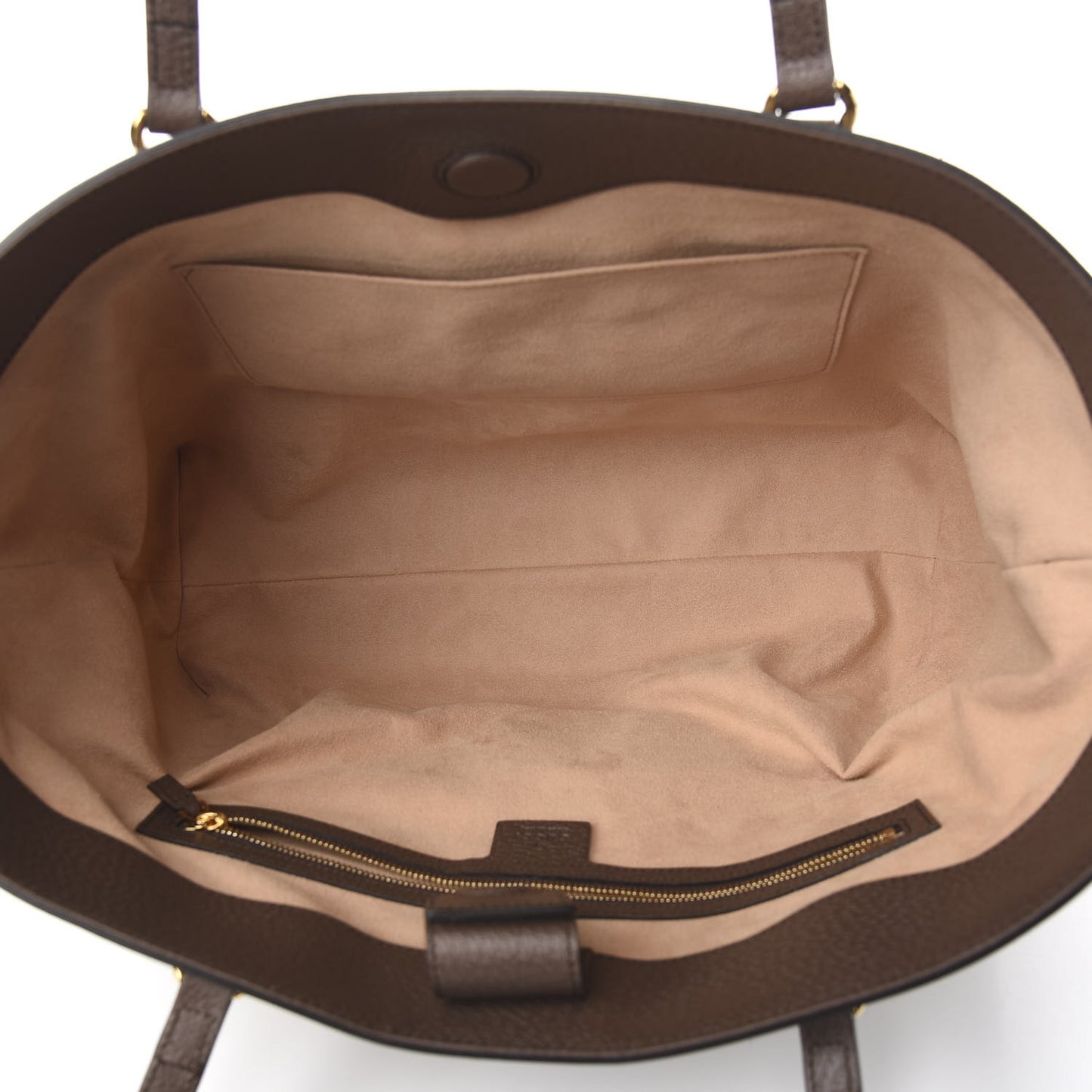 GG Supreme Monogram Medium Ophidia Shopping Tote Brown