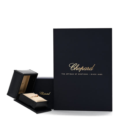 Chopard 18K Rose Gold Diamond Ice Cube Band Ring 51 5.75 7 of 7