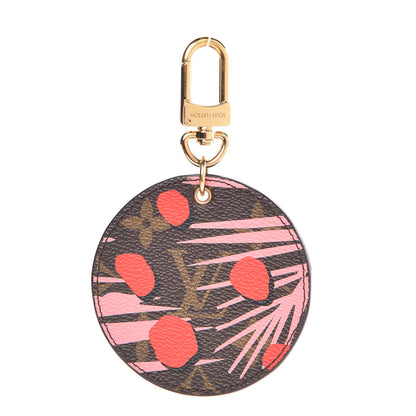 Louis Vuitton Monogram Jungle Dots Bag Charm Key Ring Sugar Pink Poppy 1 of 4
