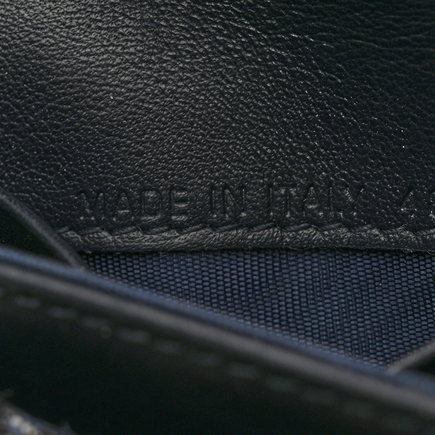 Christian Dior Oblique Saddle Card Holder Blue 6 of 8