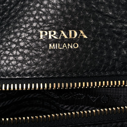 Prada Vitello Daino Boxy Tote Black 11 of 13