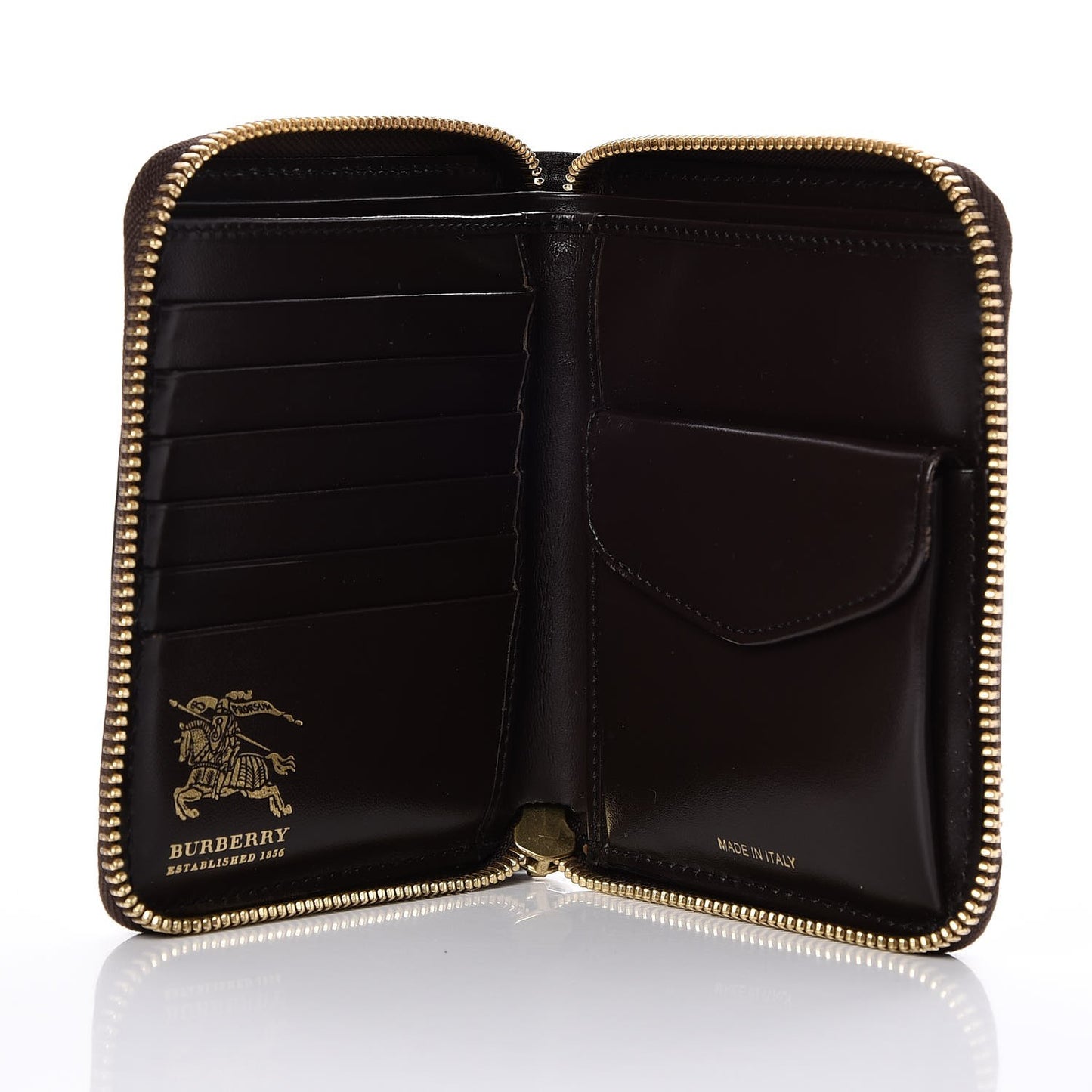 Haymarket Check Zip Around Wallet Chocolate