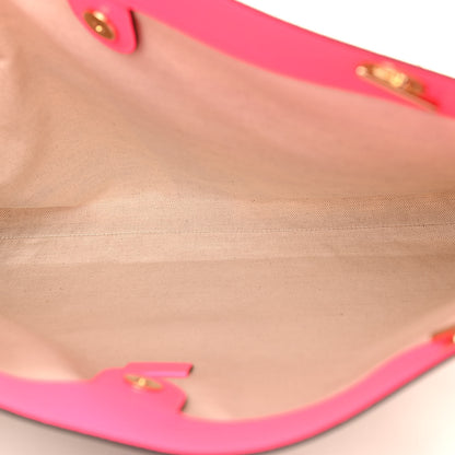 Gucci Canvas Flora Large Rajah Chain Tote White Multicolor Fuxia Fluo 6 of 13