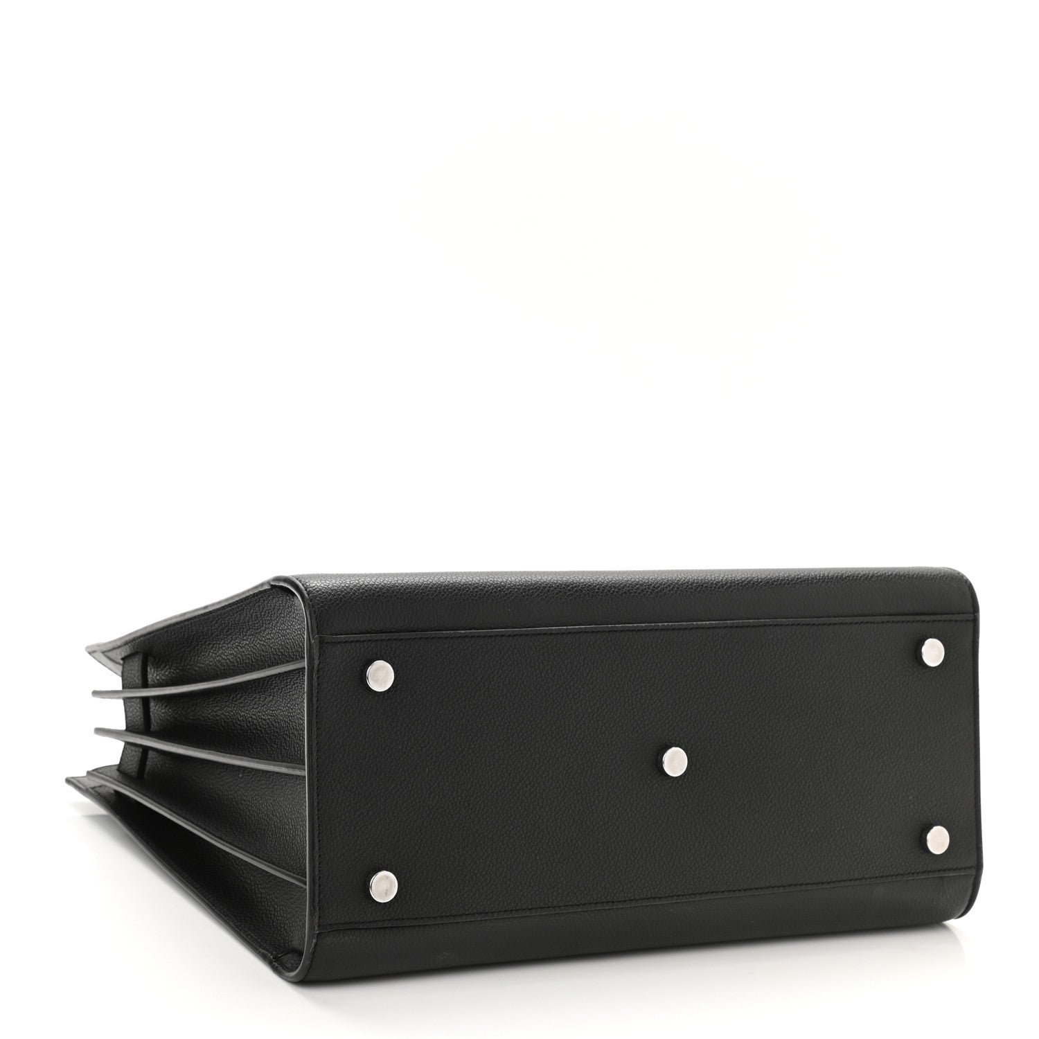 Saint Laurent Grained Calfskin Small Sac De Jour Black 4 of 10