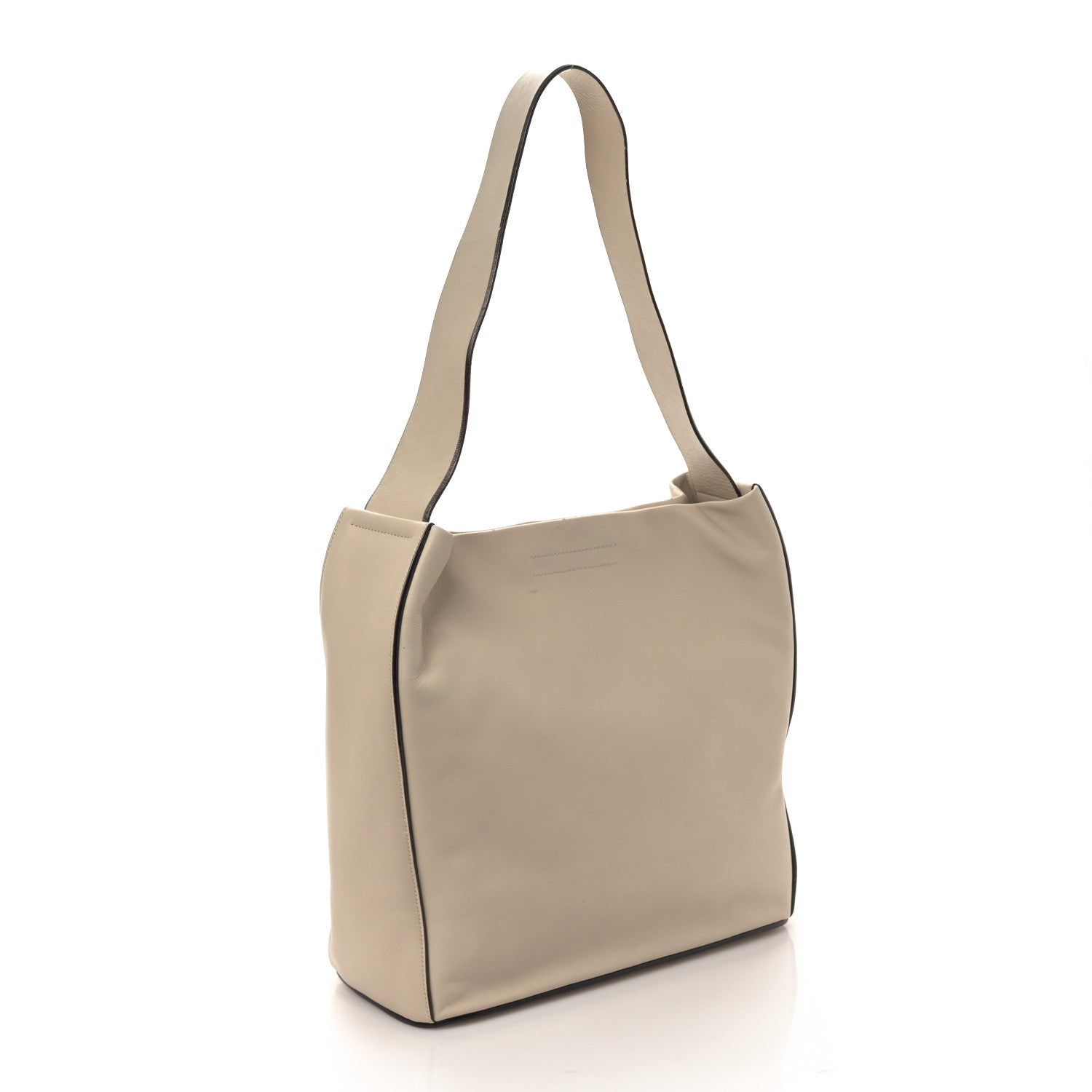 Prada Soft Calfskin Hobo Ecru 3 of 9