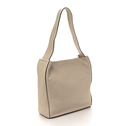 Prada Soft Calfskin Hobo Ecru 3 of 9