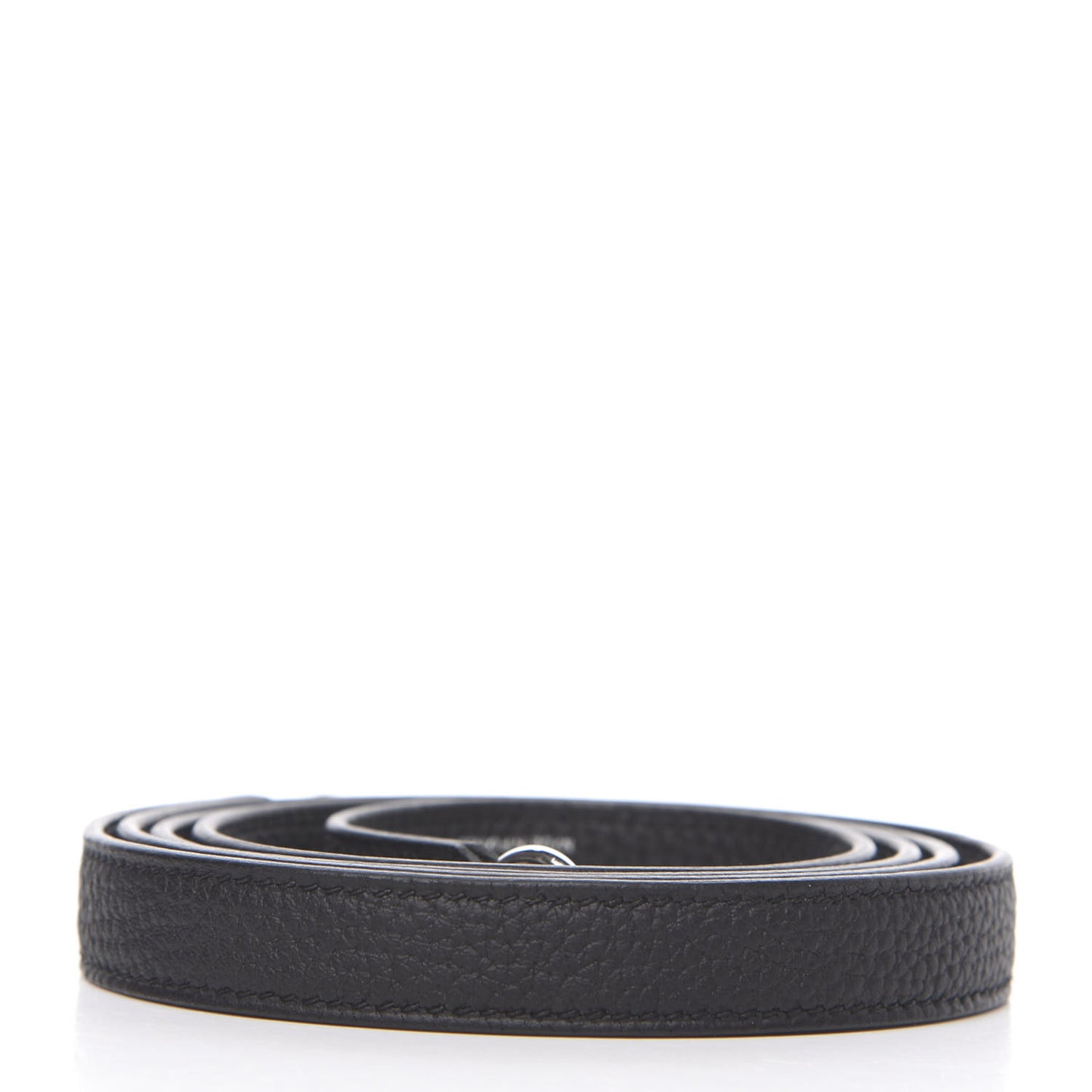 Taurillon Clemence Kelly Shoulder Strap Black